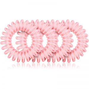BrushArt Hair Rings Colour Opaski do włosów 4 szt. Clear Pink 4 szt.