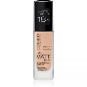 Catrice All Matt Plus podkład matujący odcień 015 Vanilla Beige 30 ml
