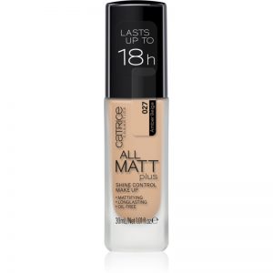 Catrice All Matt Plus podkład matujący odcień 027 Amber Beige 30 ml
