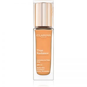 Clarins Face Make-Up True Radiance podkład nawilżająco-rozświetlający nadający perfekcyjny wygląd SPF 15 113 Chestnut 30 ml