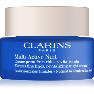 Clarins Multi-Active krem rewitalizujący na noc na drobne zmarszczki do cery normalnej i mieszanej 50 ml