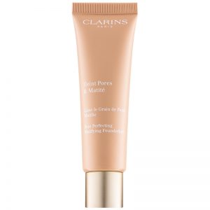 Clarins Pore Perfecting podkład matujący minimalizujący pory odcień 04 Nude Amber 30 ml