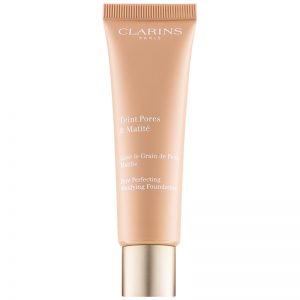 Clarins Pore Perfecting podkład matujący minimalizujący pory odcień 05 Nude Cappuccino 30 ml
