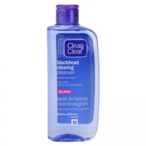 Clean & Clear Blackhead Clearing woda tonizująca przeciw zaskórnikom 200 ml
