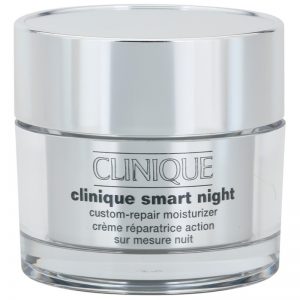 Clinique Clinique Smart nawilżający krem przeciwzmarszczkowy na noc do skóry suchej i mieszanej 50 ml