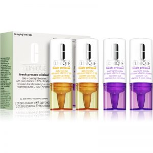 Clinique Fresh Pressed esencja na dzień i na noc 2 × 8,5 ml + 2 × 6 ml