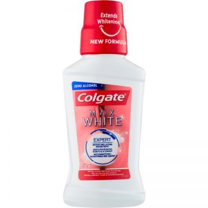 Colgate Max White wybielający płyn do płukania jamy ustnej bez alkoholu 250 ml