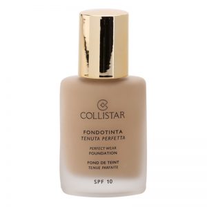 Collistar Foundation Perfect Wear wodoodporny podkład w płynie SPF 10 odcień 1 Nude 30 ml