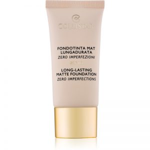Collistar Foundation Zero Imperfections podkład o długotrwałym działaniu SPF 10 odcień 1 Ivory 30 ml