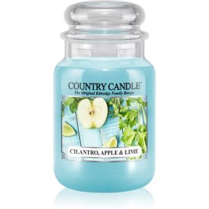 Country Candle Cilantro, Apple & Lime świeczka zapachowa 652 g