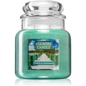 Country Candle Citrus & Seagrass świeczka zapachowa średnia 453 g