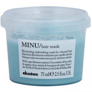 Davines Minu Caper Blossom maseczka regenerująca do włosów farbowanych 75 ml