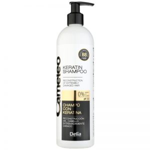 Delia Cosmetics Cameleo BB szampon keratynowy do włosów zniszczonych 500 ml