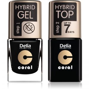 Delia Cosmetics Coral Nail Enamel Hybrid Gel wygodne opakowanie do paznokci dla kobiet odstín 26