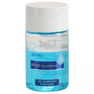 Delia Cosmetics Dermo System dwufazowy płyn do demakijażu okolice oczu i usta 50 ml