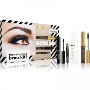 Delia Cosmetics Eyebrow Expert Brown zestaw upominkowy IV. (do brwi) dla kobiet
