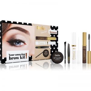 Delia Cosmetics Eyebrow Expert Brown zestaw upominkowy V. (do brwi) dla kobiet
