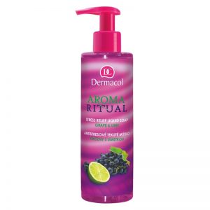 Dermacol Aroma Ritual Anty-stres mydło w płynie z dozownikiem Grape & Lime 250 ml