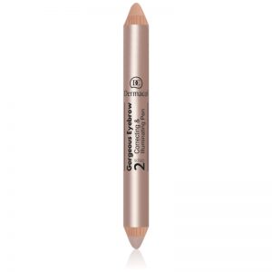 Dermacol Gorgeous Eyebrow korektor i rozświetlacz pod brwi 2 w 1