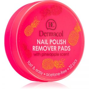 Dermacol Nail Polish Remover Pads zmywacz do paznokci bez zapachu 32 szt.