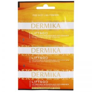 Dermika Lift & Go maseczka liftingująco-dotleniająca do okolic oczu 3 x 2 ml