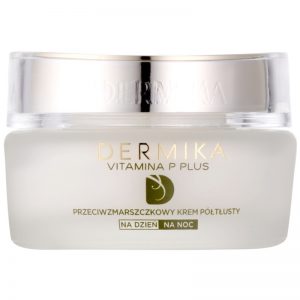 Dermika Vitamina P Plus krem przeciw zmarszczkom do skóry wrażliwej ze skłonnością do przebarwień 50 ml