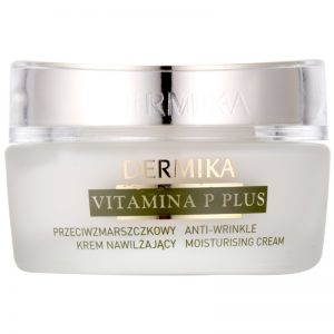 Dermika Vitamina P Plus nawilżający krem przeciwzmarszczkowy do skóry wrażliwej ze skłonnością do przebarwień 50 ml