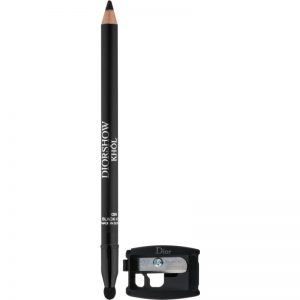 Dior Diorshow Khôl wodoodporna kredka do oczu z temperówką odcień 099 Black Khôl 1,4 g