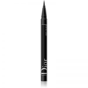 Dior Diorshow On Stage Liner eyelinery w płynie w pisaku wodoodporne odcień 096 Vinyl Black 0,55 ml