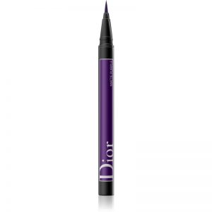 Dior Diorshow On Stage Liner eyelinery w płynie w pisaku wodoodporne odcień 176 Matte Purple 0,55 ml
