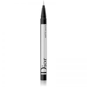 Dior Diorshow On Stage Liner eyelinery w płynie w pisaku wodoodporne odcień 001 Matte White 0,55 ml