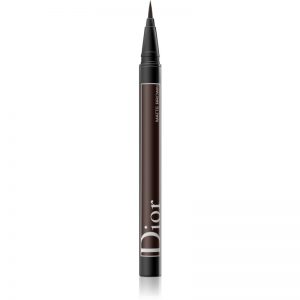 Dior Diorshow On Stage Liner eyelinery w płynie w pisaku wodoodporne odcień 781 Matte Brown 0,55 ml