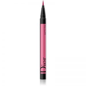 Dior Diorshow On Stage Liner eyelinery w płynie w pisaku wodoodporne odcień 851 Matte Pink 0,55 ml