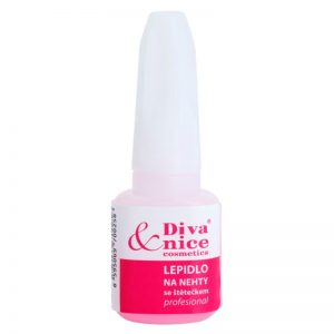 Diva & Nice Cosmetics Accessories klej do paznokci z pędzelkiem