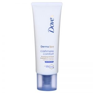 Dove DermaSpa Cashmere Comfort odnawiający krem do rąk do skóry delikatnej i gładkiej 75 ml