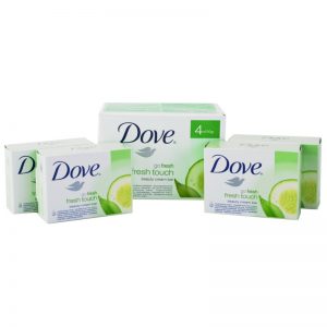 Dove Go Fresh Fresh Touch mydło w kostce 4×100 g