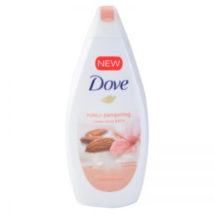 Dove Purely Pampering Almond piana do kąpieli migdały i hibiskus 500 ml