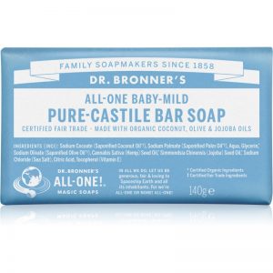Dr. Bronner’s Baby-Mild mydło w kostce nieperfumowane 140 g
