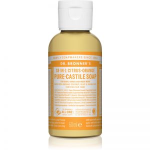 Dr. Bronner’s Citrus & Orange uniwersalne mydło w płynie 60 ml