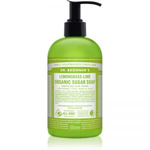 Dr. Bronner’s Lemongrass & Lime mydło w płynie do ciała i włosów 355 ml