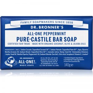 Dr. Bronner’s Peppermint mydło w kostce 140 g