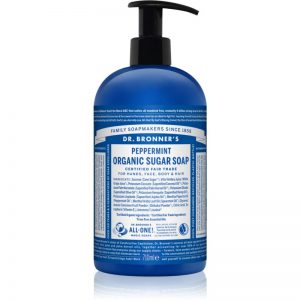 Dr. Bronner’s Peppermint mydło w płynie do ciała i włosów 710 ml