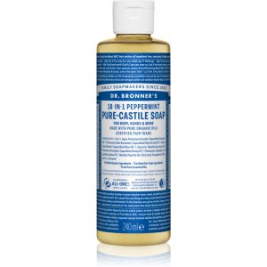 Dr. Bronner’s Peppermint uniwersalne mydło w płynie 240 ml