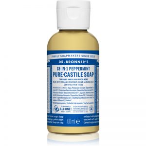 Dr. Bronner’s Peppermint uniwersalne mydło w płynie 60 ml