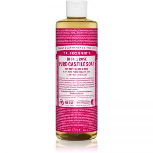 Dr. Bronner’s Rose uniwersalne mydło w płynie 475 m