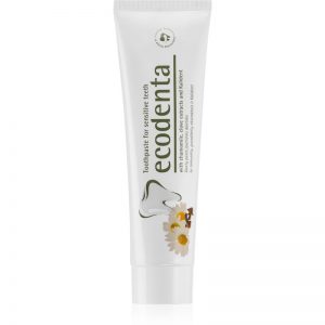 Ecodenta Green Sensitivity Relief pasta do zębów dla wrażliwych zębów z fluorem smak Chamomile/Clove 100 ml