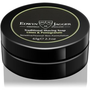 Edwin Jagger Limes & Pomegranate mydło do golenia do skóry mieszanej 65 g