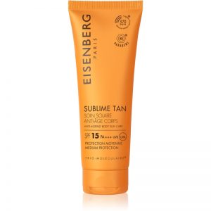 Eisenberg Sublime Tan Soin Solaire Anti-Âge Corps krem do opalania z efektem przeciwzmarszczkowym SPF 15 100 ml