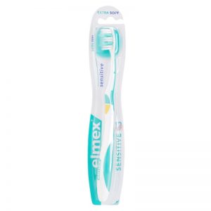 Elmex Sensitive szczoteczka do zębów extra soft Green & Yellow