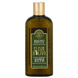 Erbario Toscano Elisir D’Olivo żel do kąpieli i pod prysznic o dzłałaniu nawilżającym 250 ml